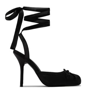 Elegant Black Ballerina Women's Heels